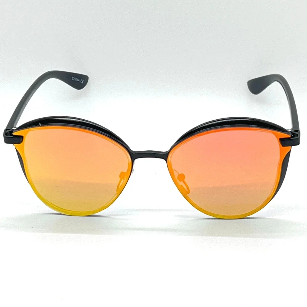Cat Eye Sunglasses Women UV400 Protection Mirrored Lens Fashion Shades‎ Luxury